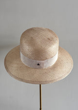 Downturn Fine Straw Cloche Hat