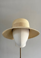 Downturn Fine Straw Cloche Hat