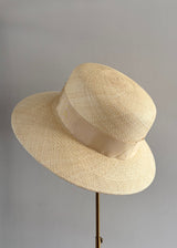 Downturn Fine Straw Cloche Hat