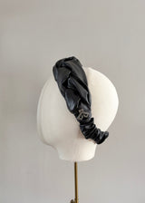 Faux-Leather Plaited Headband