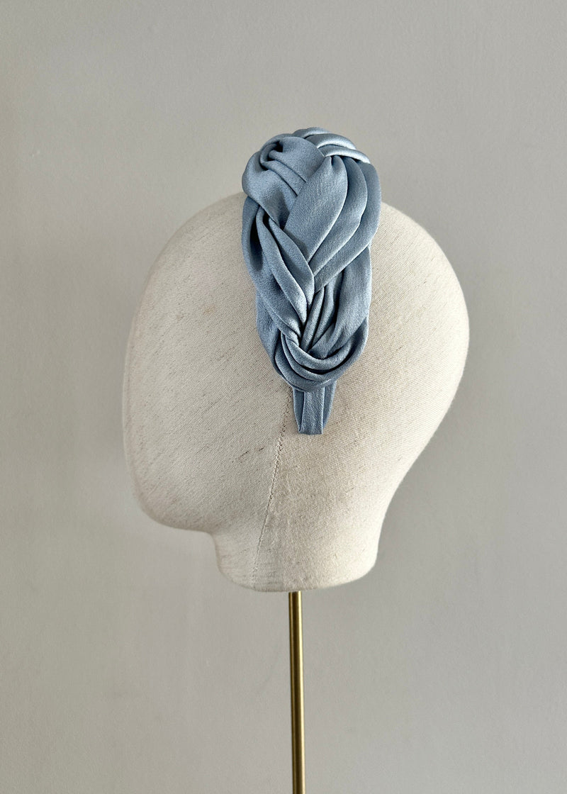 Diana Plaited Satin Headband