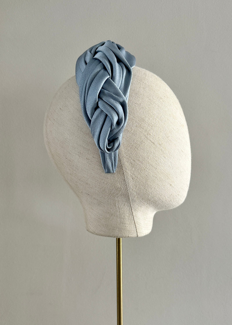 Diana Plaited Satin Headband
