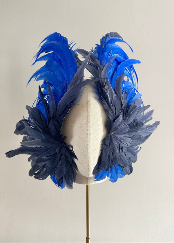 Winged Mask in Blue