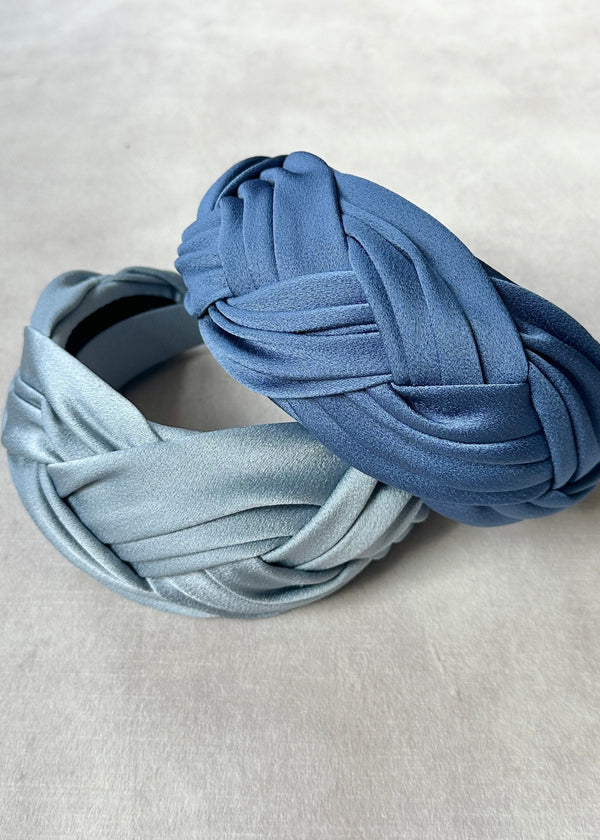 Diana Plaited Satin Headband