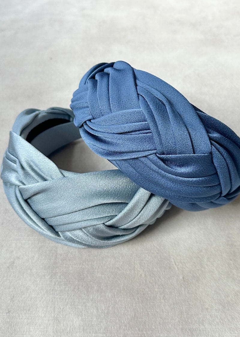 Diana Plaited Satin Headband