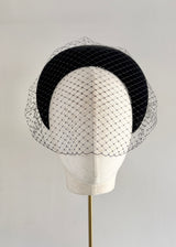 Small Crescent Moon Band® with Veil in Velvet