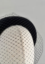 Small Crescent Moon Band® with Veil in Velvet