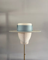 Panama Nixi with Sage satin