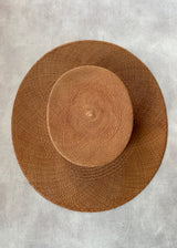 Nete Boater in Panama in Brown