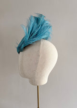 Clio Hat in Straw with Feathers