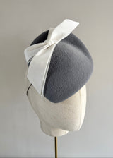 Persephone in Felt with Satin and Organza Bow