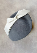 Persephone in Felt with Satin and Organza Bow