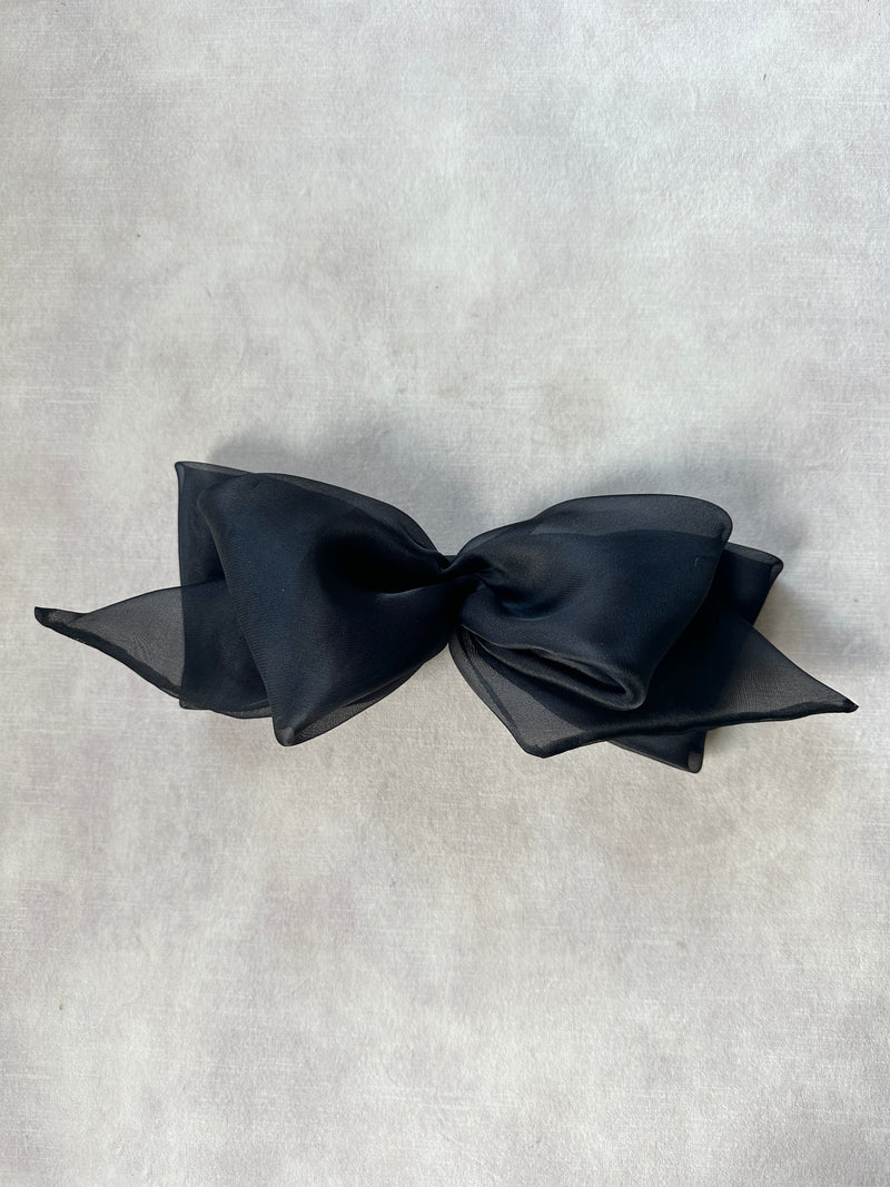 Fauna Organza Bow Hair Clip