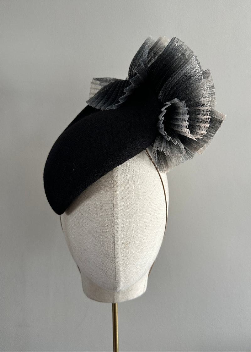 Clio Cocktail Hat in Felt