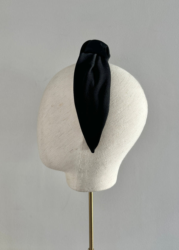 Knotted Headband in Satin