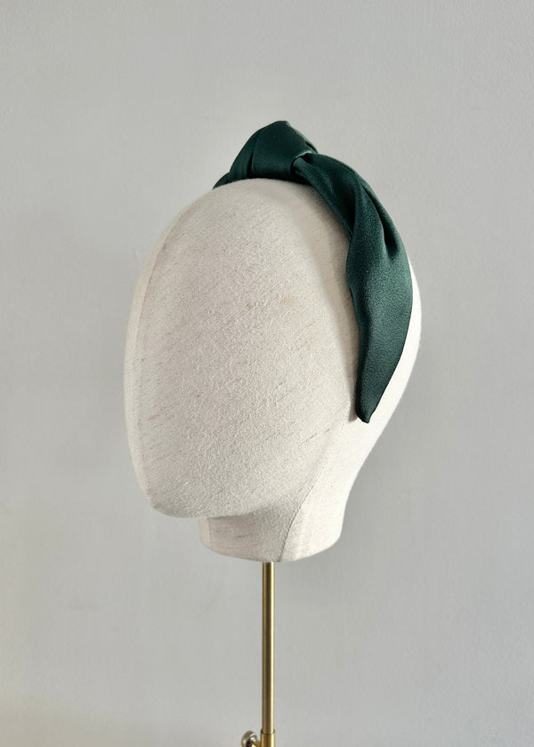 Knotted Headband in Satin