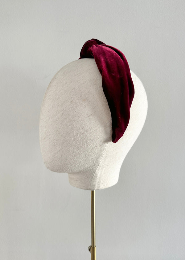 Knotted Headband in Velvet
