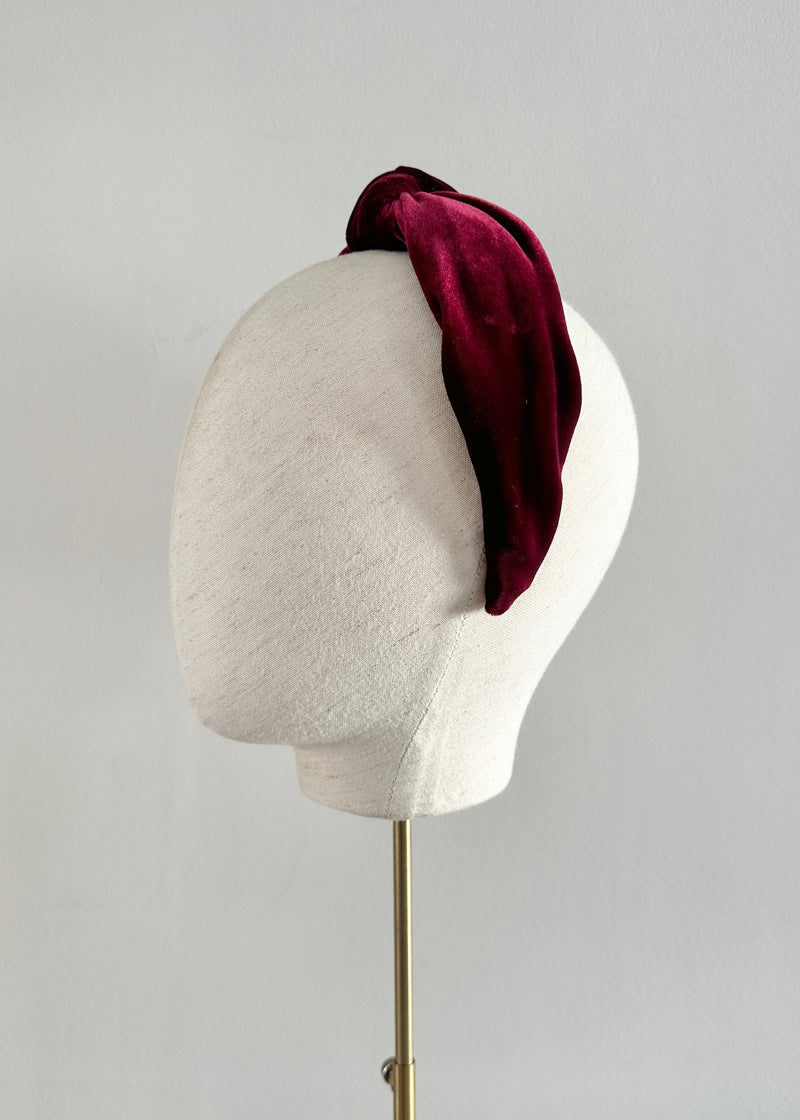 Knotted Headband in Velvet