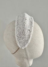 Diana Sequin Crystal Encrusted Headband in White
