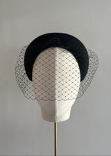Small Crescent Moon Band® in Crepe with Veil