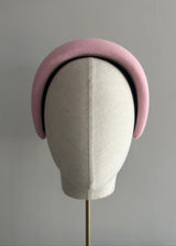Hebe Crepe Headband in Blossom Pink