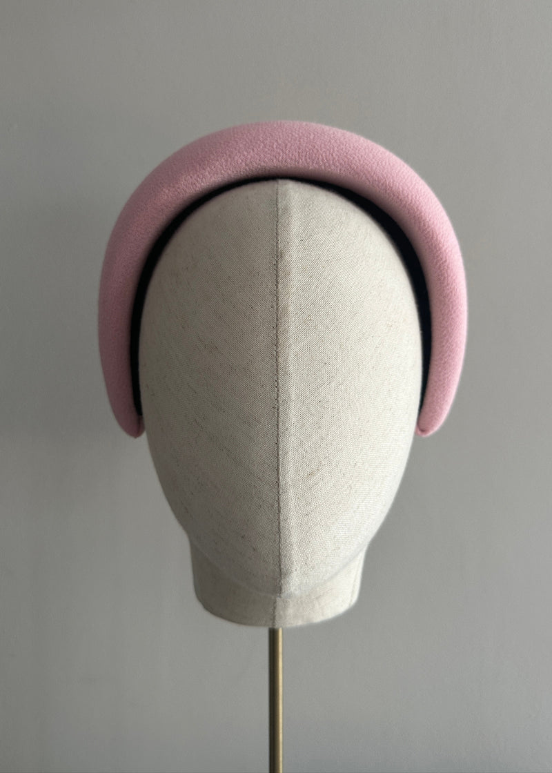 Hebe Crepe Headband in Blossom Pink