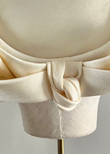 The Satin Halo® Pillbox with Crushed Bow