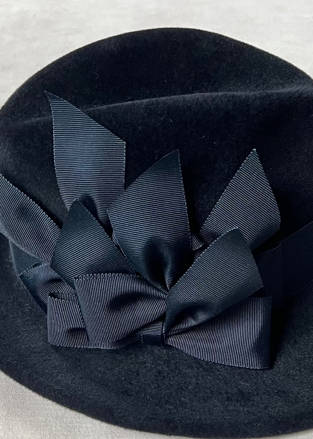 Maria Fedora in Felt with Bows - Jane Taylor London
