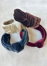 Knotted Headband in Velvet