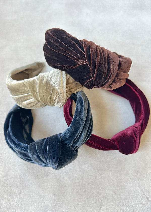 Knotted Headband in Velvet