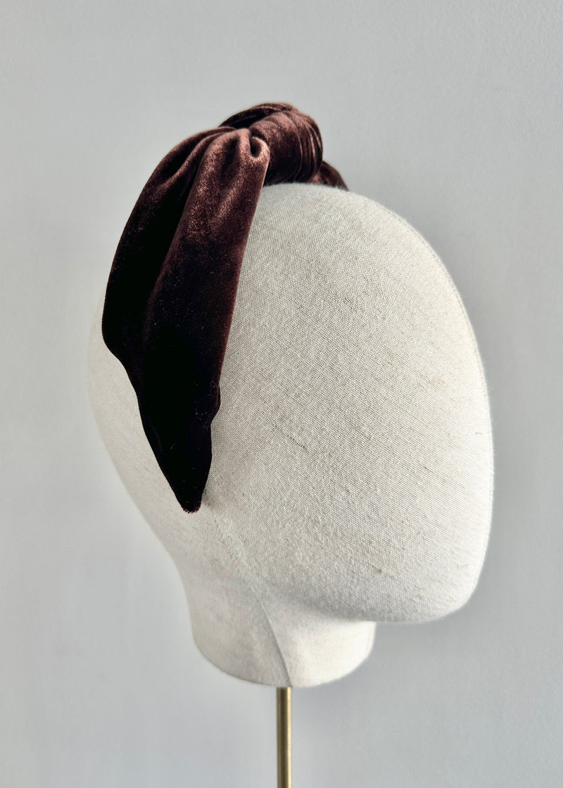 Knotted Headband in Velvet