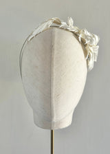 Bridal Leaves Curling Headpiece with Pearls
