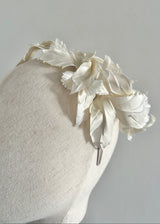 Bridal Leaves Curling Headpiece with Pearls
