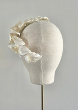 Bridal Leaves Curling Headpiece with Pearls