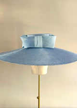 Enid Boater Hat in Straw with Pinokpok Bow