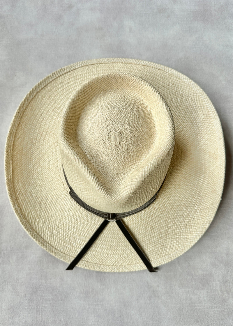 Damona Hat in Panama Straw in Cream