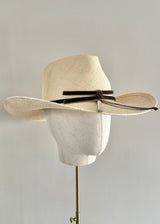 Damona Hat in Panama Straw in Cream