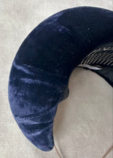 XL Crescent Moon Band® In Velvet in Navy