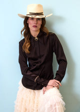 Damona Hat in Panama Straw in Cream