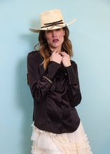 Damona Hat in Panama Straw in Cream