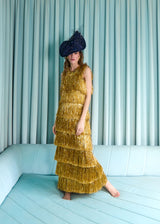 Mena Hat in Sinamay with Feathers and Veiling in Navy