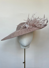 Juno Hat with Feathers and Buntal Jane Taylor London