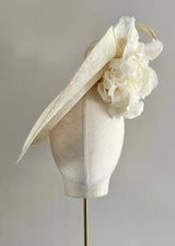 Lilaya Hat with Flower and Buntal Twists Jane Taylor London