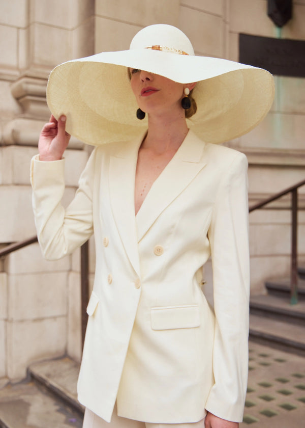 Limited Editiion Luxury Italian Straw Sunhat Jane Taylor Design