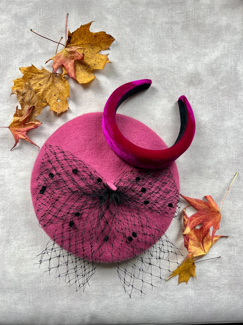 Limited Edition Beret & Headband Gift Set Jane Taylor London