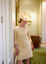 Maia Hat in Sinamay with Orchids Jane Taylor London