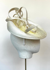 Maia Hat with Buntal and Veiling Jane Taylor London