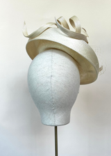 Maia Hat with Buntal and Veiling Jane Taylor London