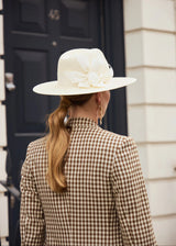 Maria Trilby Hat in Straw with Bows Jane Taylor London