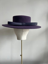Nete Boater in Felt Jane Taylor London